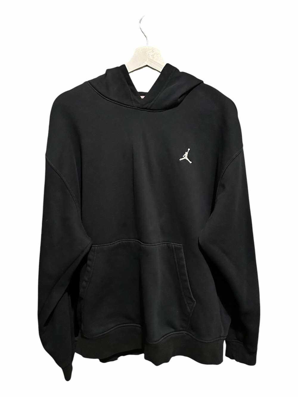 Jordan Black Hoodie with Small White Jumpman